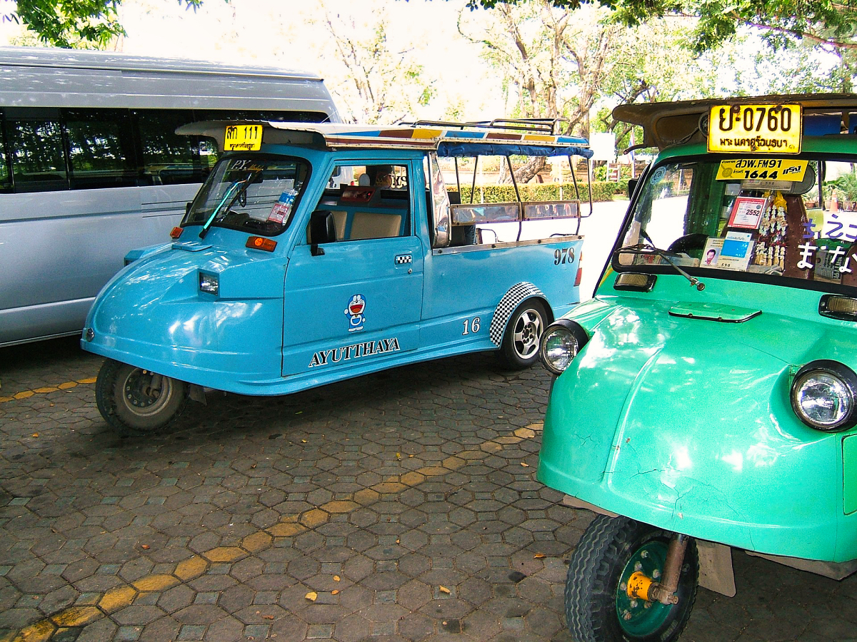 Auto Rickshaws Tuk Tuks Thailand